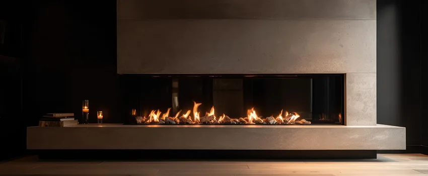 Gas Fireplace Ember Bed Design Services in Beverly Hills, California
