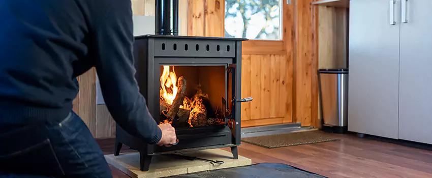 Open Hearth Wood Fireplace Installation in Beverly Hills, CA