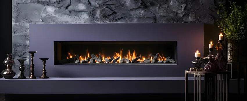 Ember Bed for Ventless Gas Fireplace in Beverly Hills, CA