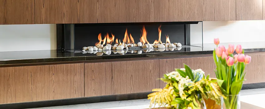 Double-height Fireplace Design Refurbishment in Beverly Hills, California