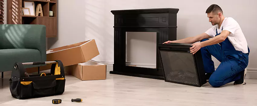 Old Rusted Metal Fireplace Repair And Replacement in Beverly Hills, CA