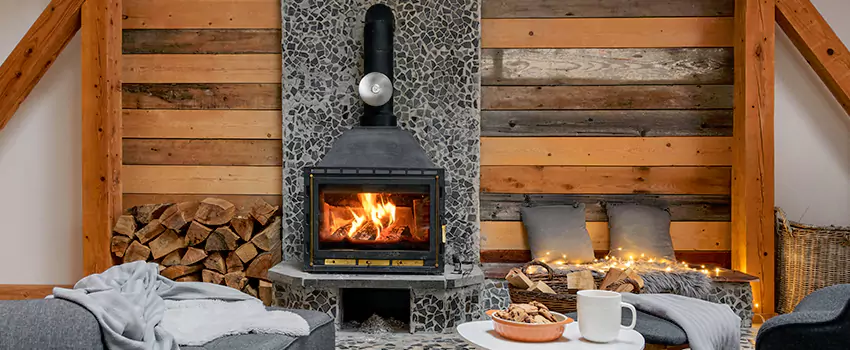 Thelin Hearth Products Direct Vent Gas Stove Fireplace Inspection in Beverly Hills, California